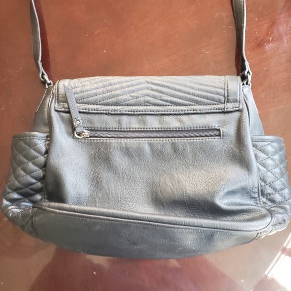 Retired Vera Wang Teal Pearl Forest Quilted Bag Purse Good Condition - Picture 2 of 13